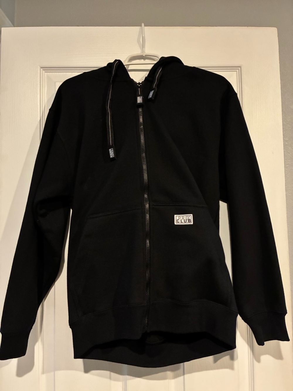 Pro Club Black Full-Zip Heavyweight Zip Up Sweatshirt